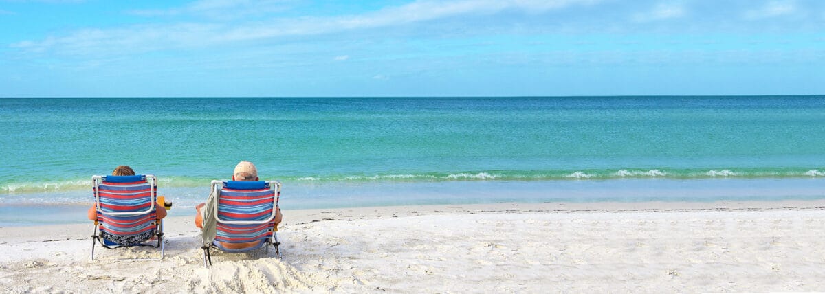 Couple enjoying the beach